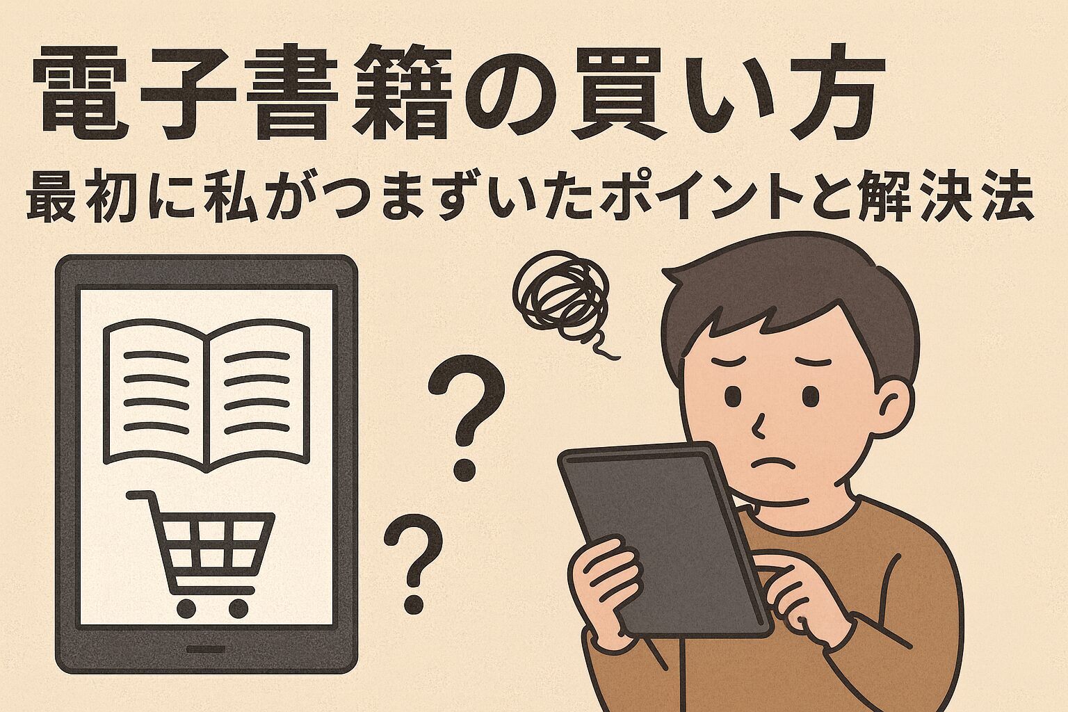 電子書籍の買い方、最初に私がつまずいたポイントと解決法