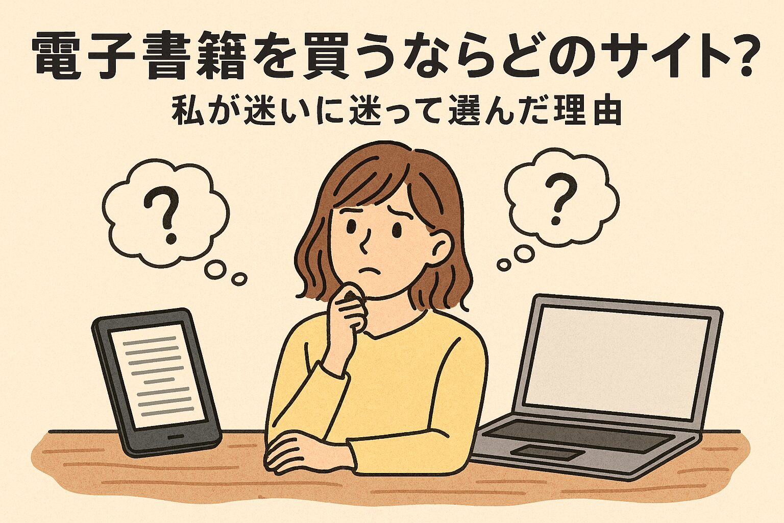 電子書籍を買うならどのサイト？私が迷いに迷って選んだ理由